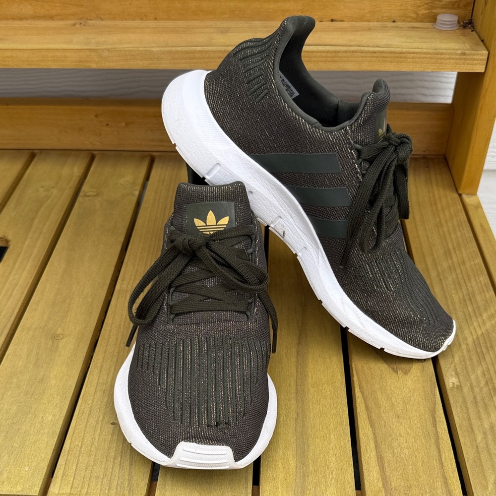 Adidas Women’s Olive and Metallic Running Shoes